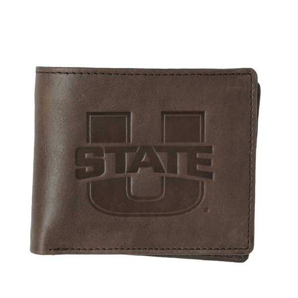 U-State Bi-Fold Tan Leather Wallet